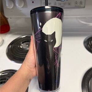 Black Cat Starbucks Tumbler